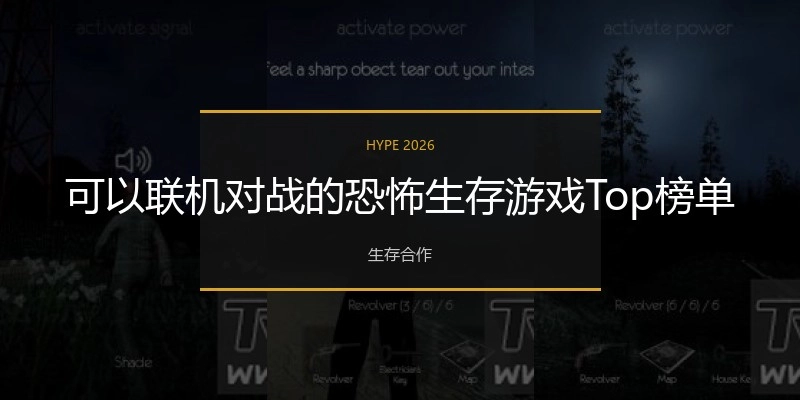 可以联机对战的恐怖生存游戏Top榜单