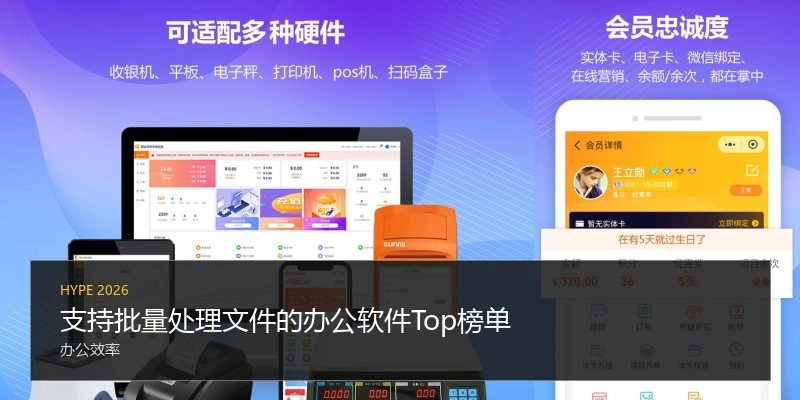 支持批量处理文件的办公软件Top榜单
