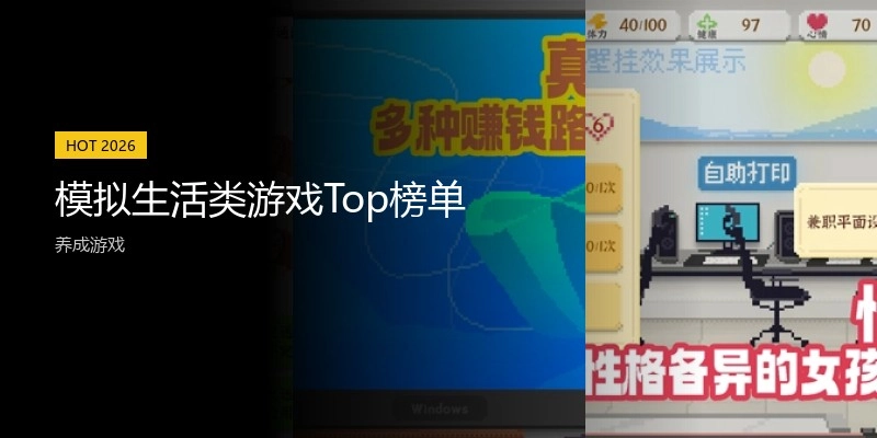模拟生活类游戏Top榜单