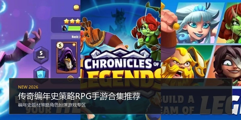 传奇编年史策略RPG手游合集推荐