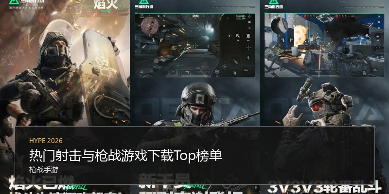 热门射击与枪战游戏下载Top榜单