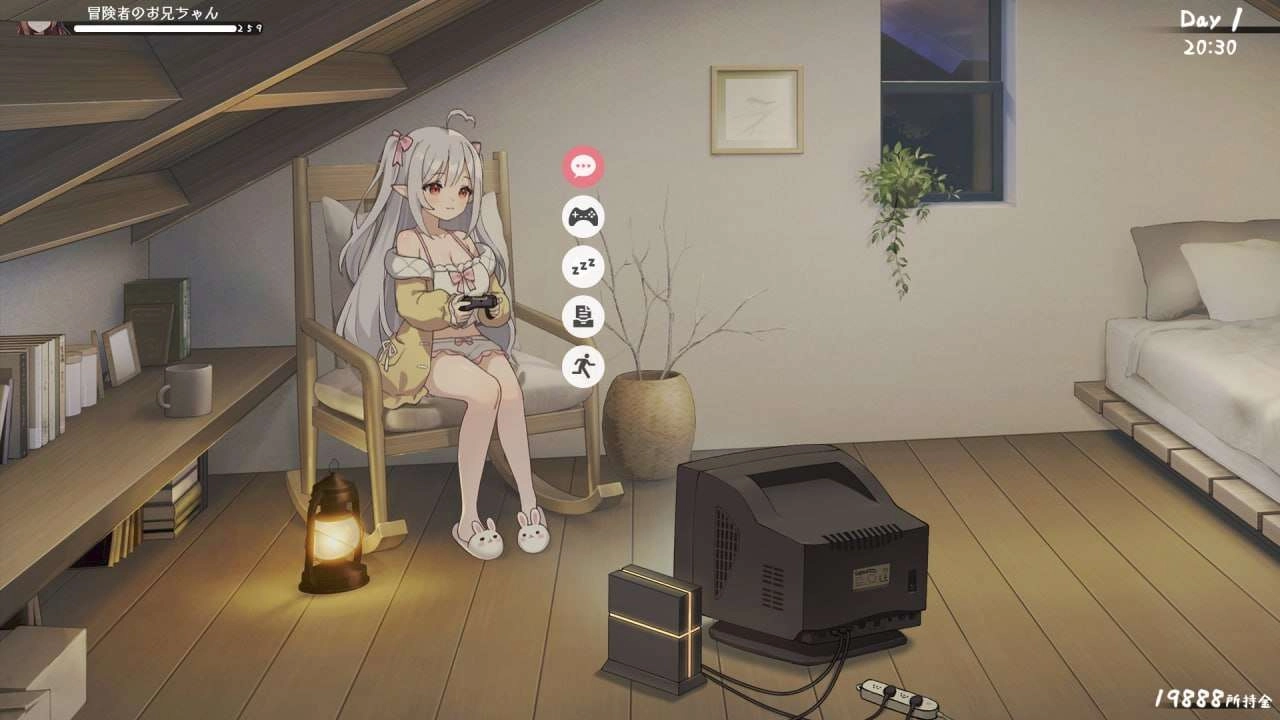 薄弱妹游戏机互动