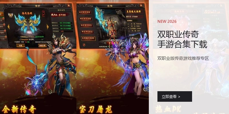 双职业传奇手游合集下载