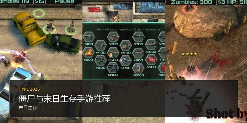 僵尸与末日生存手游推荐