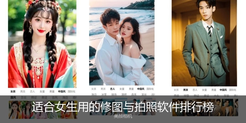 适合女生用的修图与拍照软件排行榜