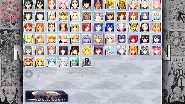 MUGEN全女格斗角色选择界面