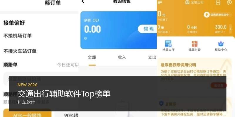 交通出行辅助软件Top榜单