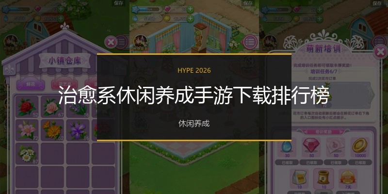 治愈系休闲养成手游下载排行榜