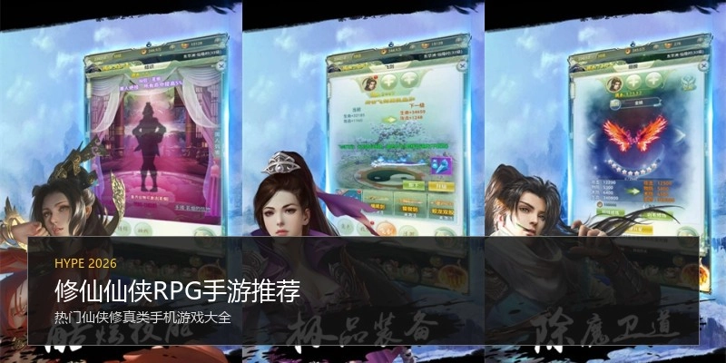修仙仙侠RPG手游推荐