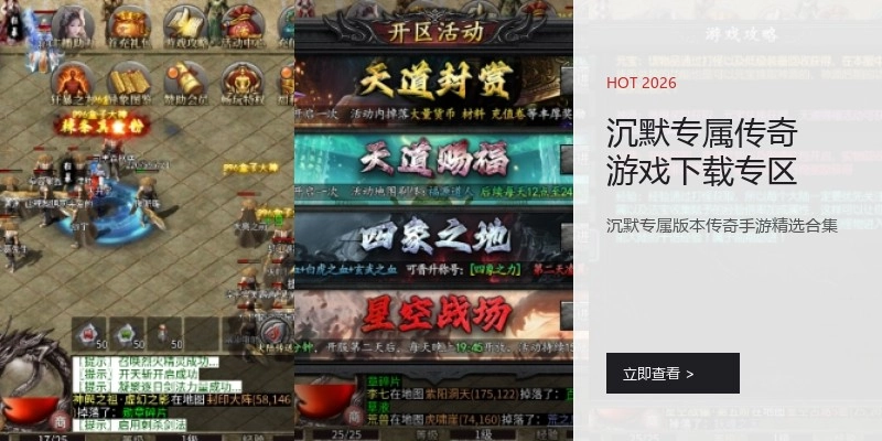 沉默专属传奇游戏下载专区