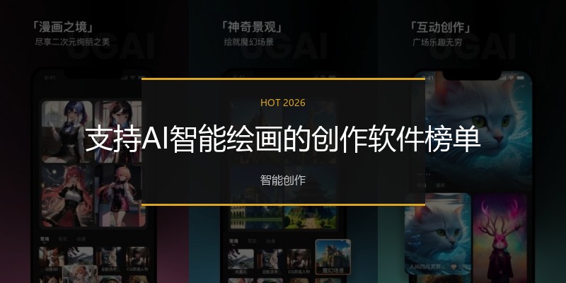 支持AI智能绘画的创作软件榜单