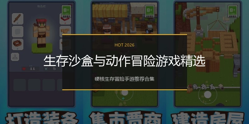 生存沙盒与动作冒险游戏精选