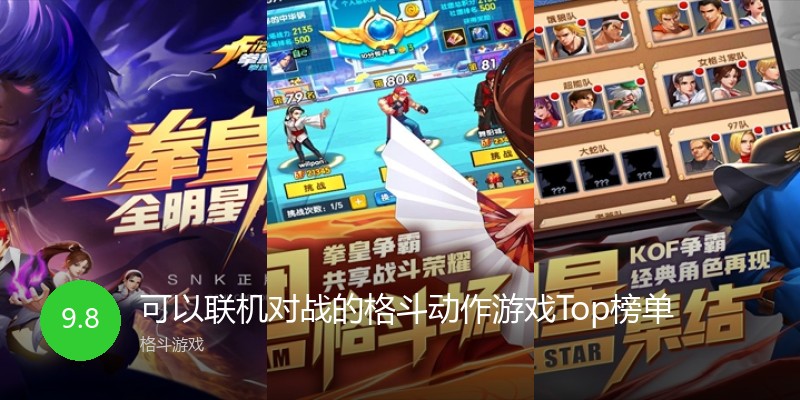 可以联机对战的格斗动作游戏Top榜单