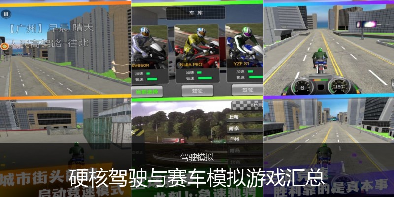 硬核驾驶与赛车模拟游戏汇总