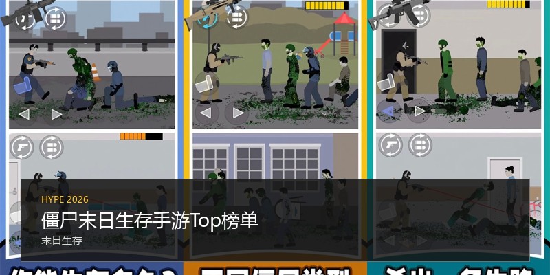 僵尸末日生存手游Top榜单