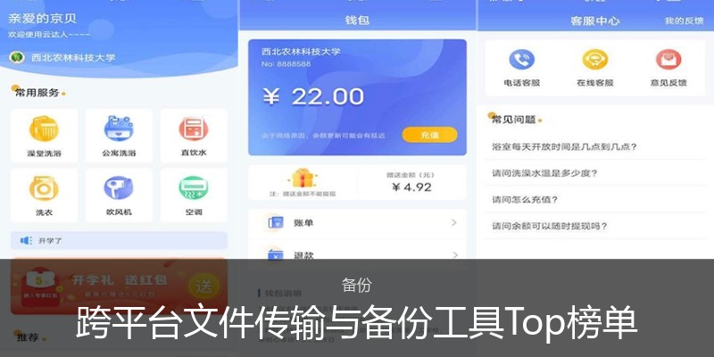 跨平台文件传输与备份工具Top榜单