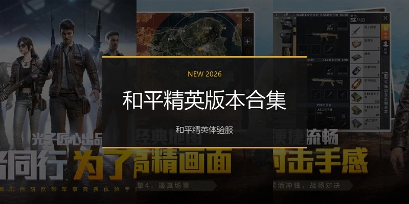 和平精英版本合集