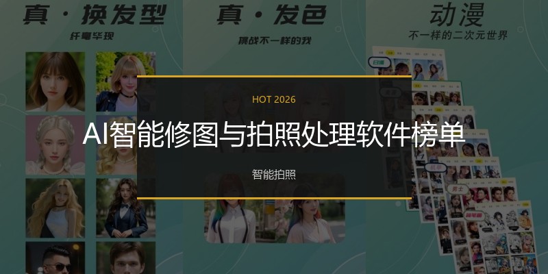 AI智能修图与拍照处理软件榜单