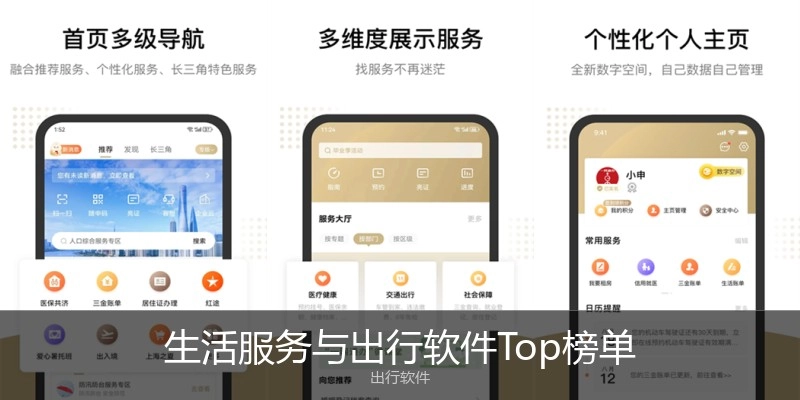 生活服务与出行软件Top榜单