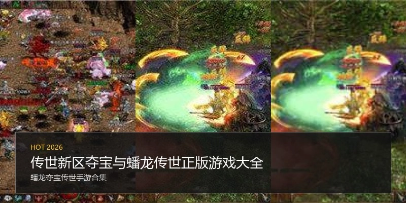 传世新区夺宝与蟠龙传世正版游戏大全