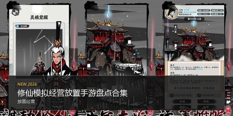 修仙模拟经营放置手游盘点合集