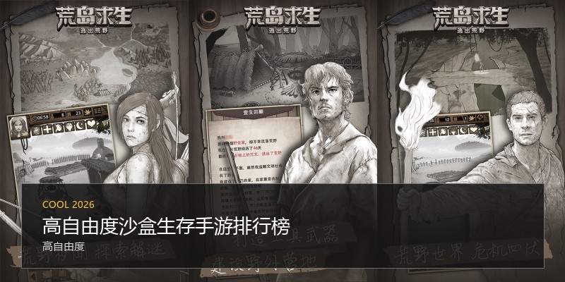 高自由度沙盒生存手游排行榜