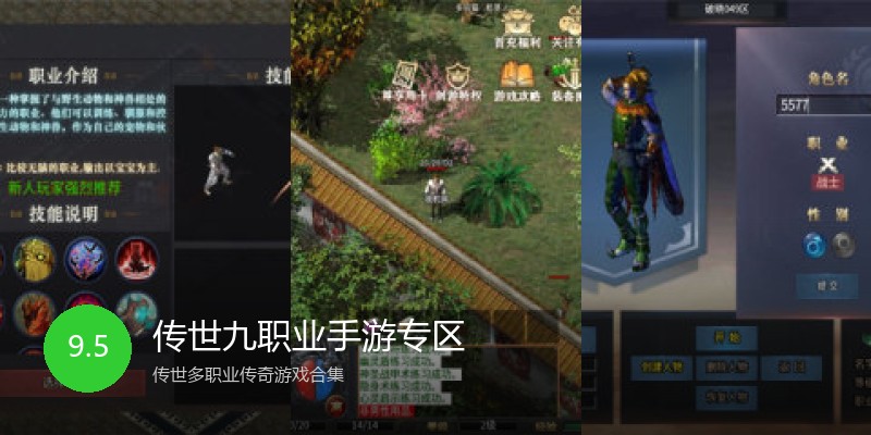 传世九职业手游专区