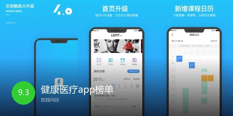 健康医疗app榜单