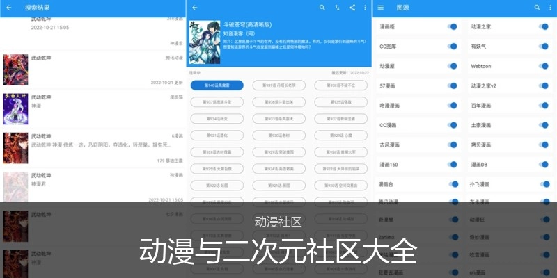 动漫与二次元社区大全