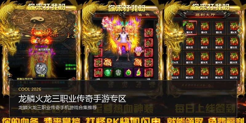 龙鳞火龙三职业传奇手游专区