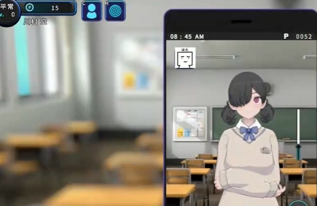 女孩收藏家角色与场景匹配