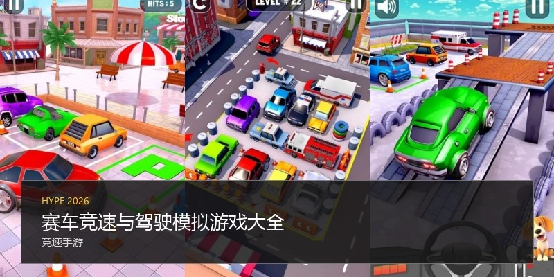 赛车竞速与驾驶模拟游戏大全