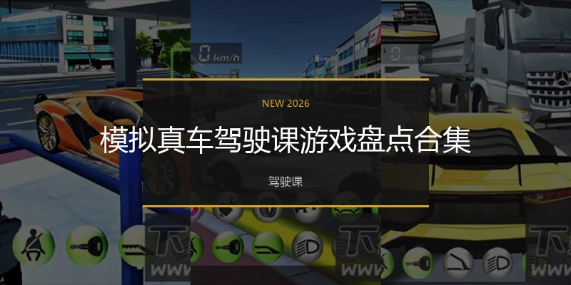 模拟真车驾驶课游戏盘点合集