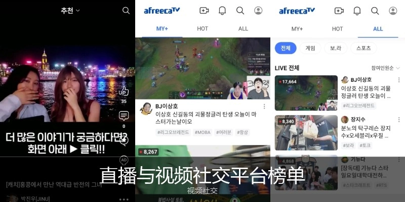 直播与视频社交平台榜单