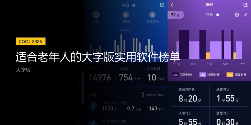 适合老年人的大字版实用软件榜单