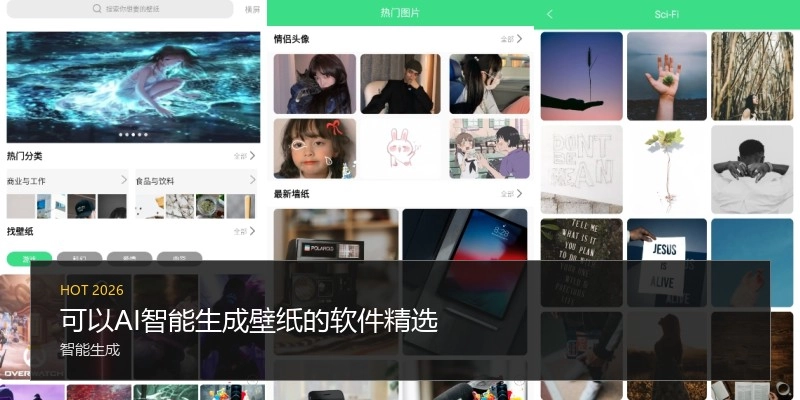可以AI智能生成壁纸的软件精选