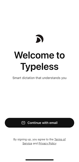 Typeless邮箱注册与账号登录步骤
