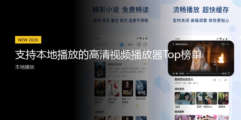 支持本地播放的高清视频播放器Top榜单