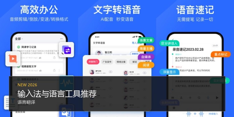 输入法与语言工具推荐
