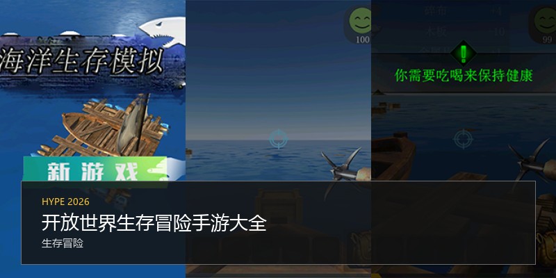 开放世界生存冒险手游大全