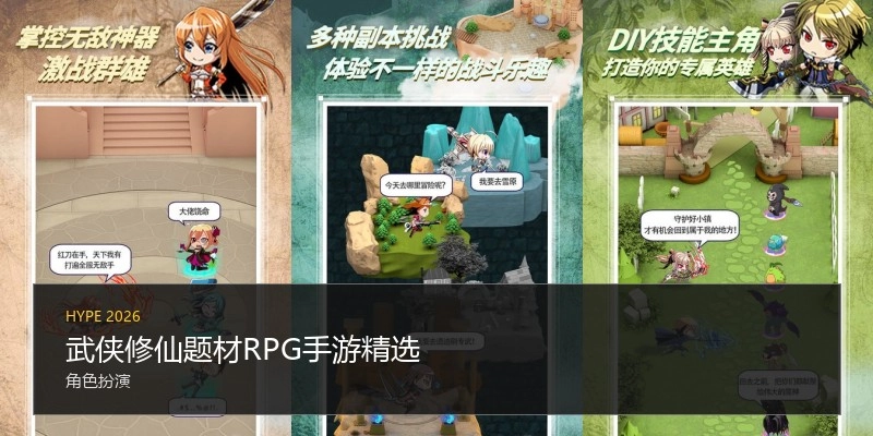 武侠修仙题材RPG手游精选