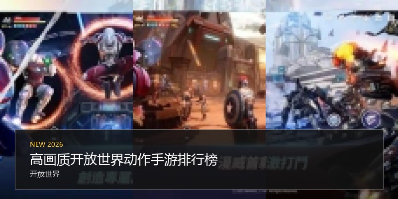 高画质开放世界动作手游排行榜
