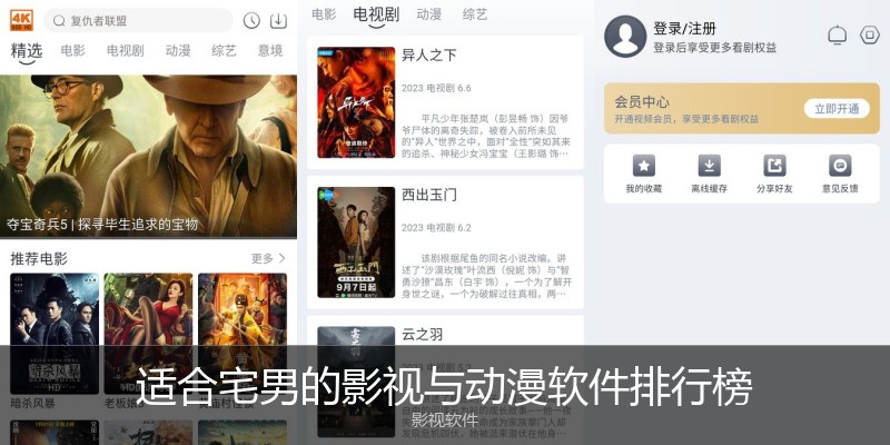 适合宅男的影视与动漫软件排行榜