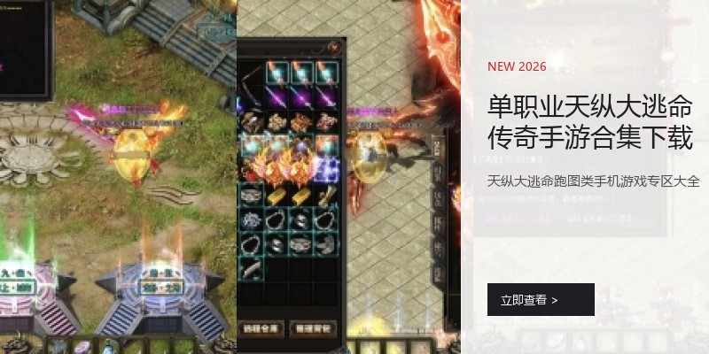 单职业天纵大逃命传奇手游合集下载