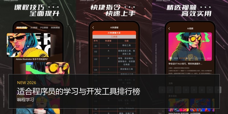 适合程序员的学习与开发工具排行榜