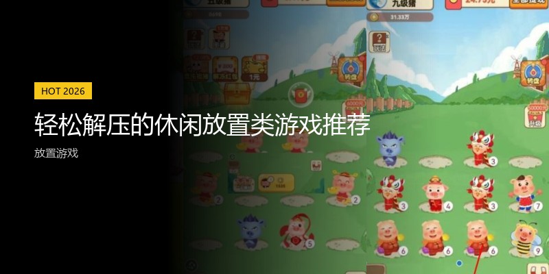 轻松解压的休闲放置类游戏推荐