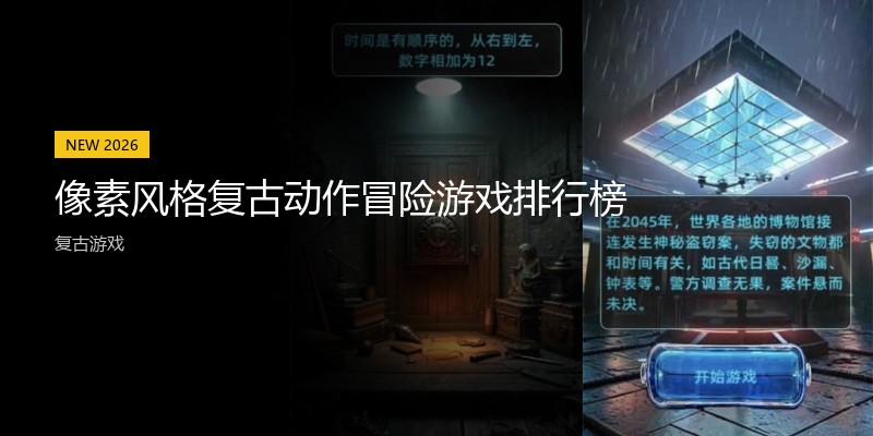 像素风格复古动作冒险游戏排行榜