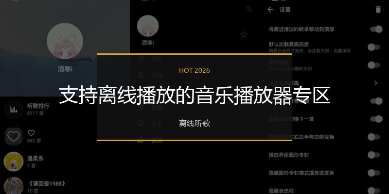 支持离线播放的音乐播放器专区
