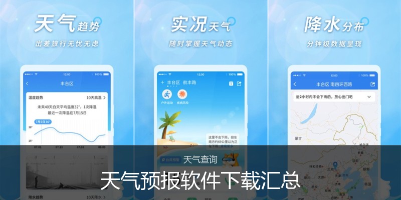 天气预报软件下载汇总