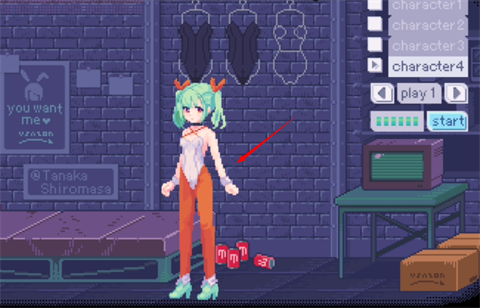 像素兔女郎
